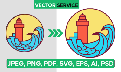  I will do vector trace any logo image to various design format