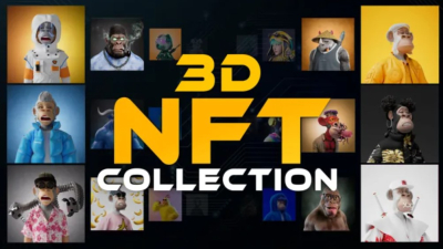 I will do a creative 3d nft art that you can sell on opensea