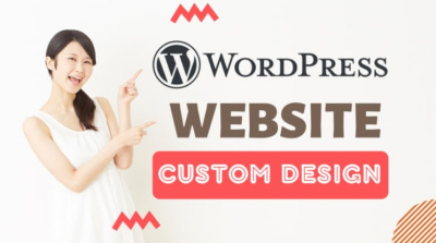 will design and build a custom wordpress website