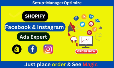 I will create Shopify Facebook Ads Campaign , IG Ads and Social Media Management
