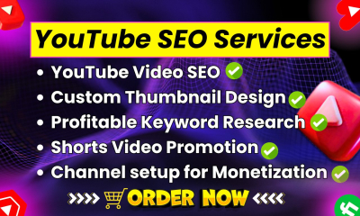 I will handle YouTube SEO and video promotion as your Channel Manager