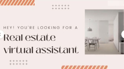I will be real estate virtual assistant real estate lead generation