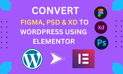 I will convert figma to wordpress or figma to elementor or psd to wordpress