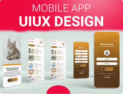 I will design website ui ux design,apps ui ux design, ux design