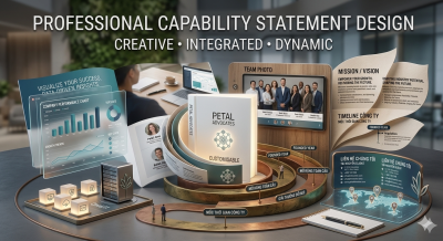 I will design a professional capability statement for your business