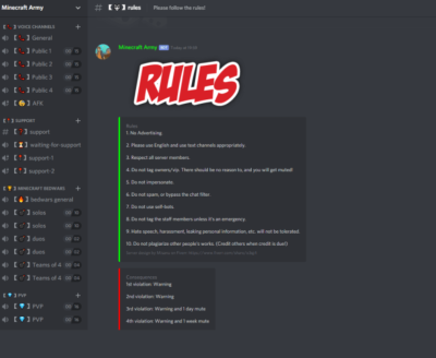 I will set up a new discord server or existing one for your huge success