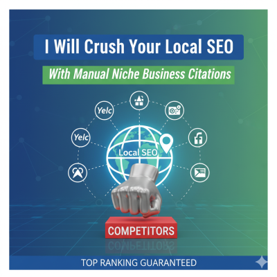 I Will Crush Your Local SEO With Manual Niche Business Citations