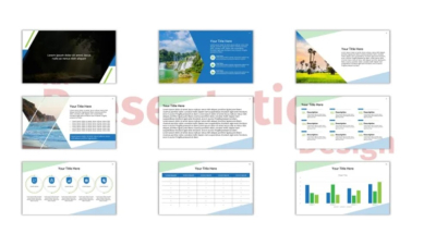 I will design powerpoint presentation, minimal and corporate design