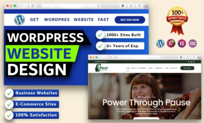 I will do WordPress website design