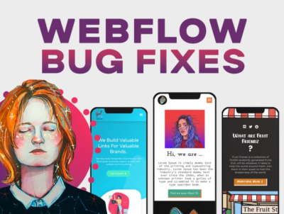 I will fix your problem with webflow