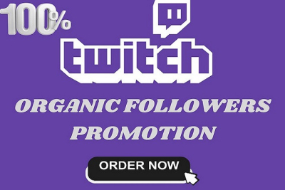 I will do twitch promotion for your twitch channel to boost live viewers