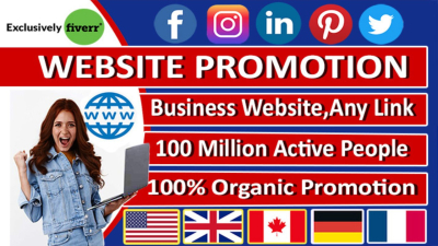 i will do viral website promotion to boost organic SEO traffic and visibility