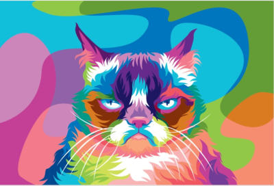 I will draw pop art of dog cat pet and any animals portrait
