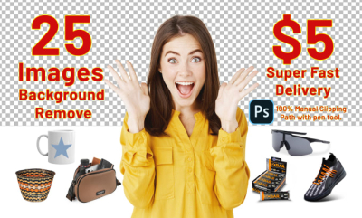 I will do image background removal super fast delivery