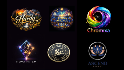 I will design a modern minimalist logo for your premium brand.