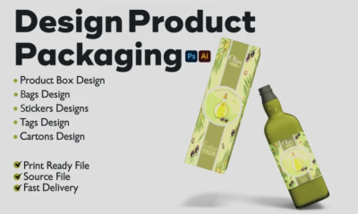 I will design an amazing packaging design for product
