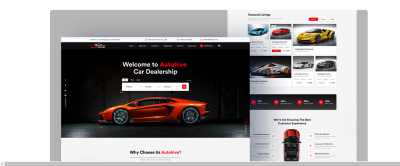 i will create a stunning car dealership , car rental, taxi booking website 