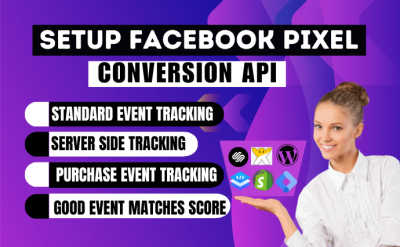 I will fix or setup facebook pixel,conversion api,server side tracking by gtm