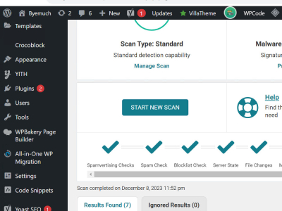 WordPress malware remove and website security
