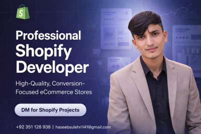 I will build a high-converting Shopify store or customize your existing store