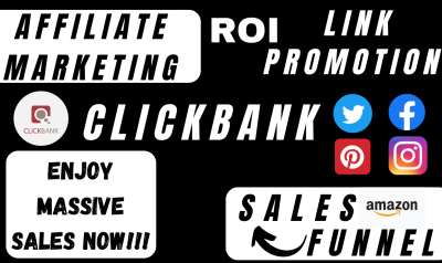 I will do clickbank affiliate link promotion,affiliate marketing,affiliate link promotion