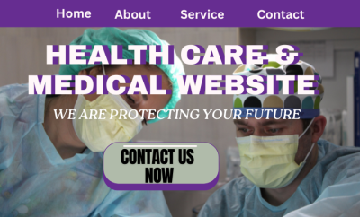 I will design healthcare staffing agency website, healthcare staffing, homecare website