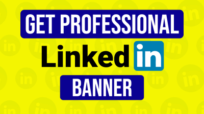 I will do custom LinkedIn banner, for your business page or profile
