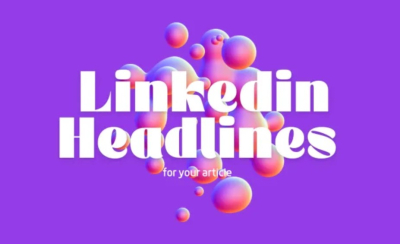 I will create linkedin headlines for your articles