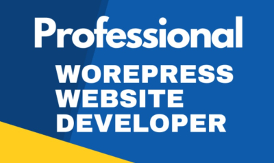 I will be your professional wordpress website developer and designer