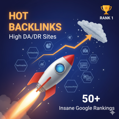 I will provide 50+ HOT BACKLINKS from High DA/DR Sites for Insane Google Rankings