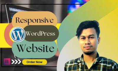 I will design a responsive WordPress  Website design 