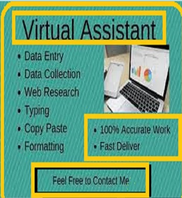 I will Assist in typing, copy and paste job, research papers with all types of data entry