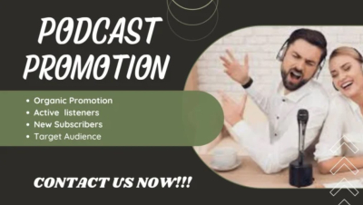 I will do organic podcast promotion to grow new audiences globally
