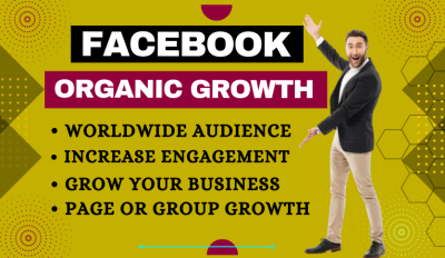 I Will Promote and grow Your Facebook Page or group