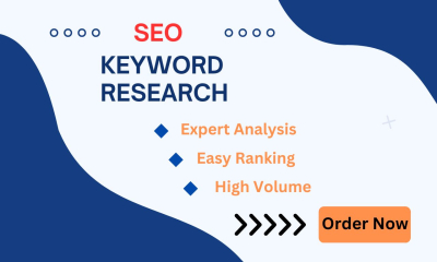 I will do the best SEO keyword research for you website top ranking 