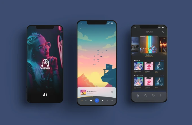 I will create mobile app UI UX design | Fliam