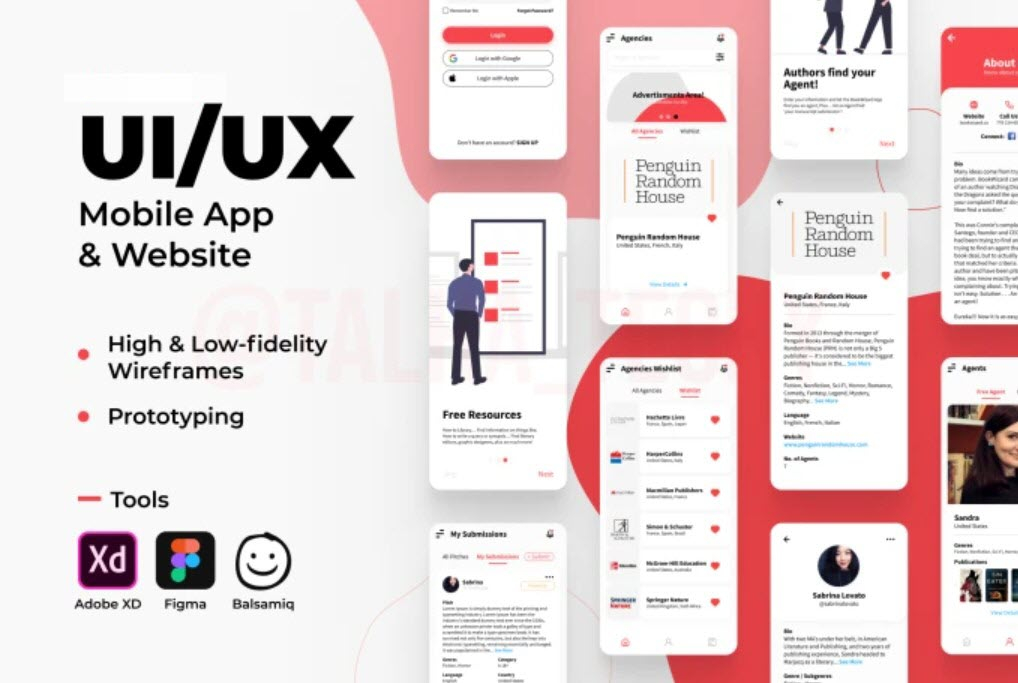 I will do mobile app and website UI UX design mockups prototype and ...
