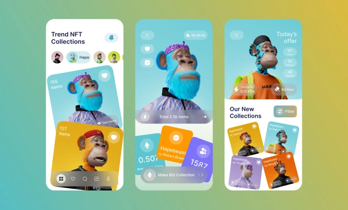 I will do mobile app ui ux design or app ui design using figma | Fliam