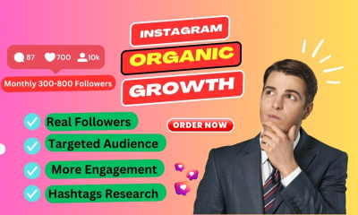 I will do very fast Organic growth on your Instagram