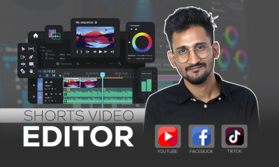 You will get premium video editing for YouTube shorts, TikTok videos, and reels