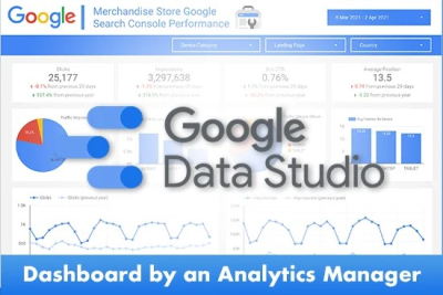 I will create a professional google data studio dashboard
