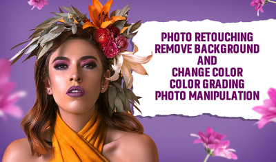 I will do high end retouch, beauty, and fashion photo retouching