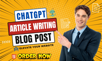 I will write SEO-optimized ChatGPT articles for your website