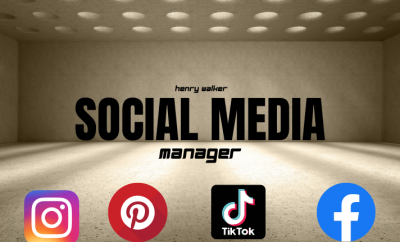 social media content pinterest manager, facebook, instagram tiktok ugc video ads