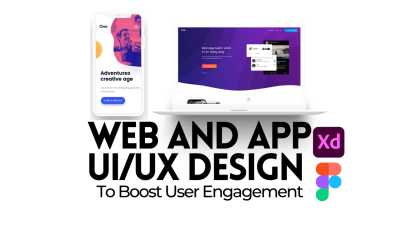 I will web and app uiux design to boost user engagement