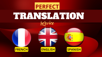 I will manually translate between english, french and spanish