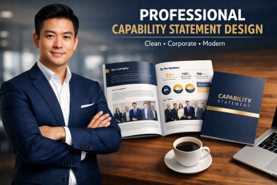 I will design a professional capability statement for your business