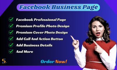 I will Facebook business page create, setup and optimize for business pages