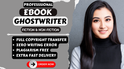 I will be your best selling nonfiction ebook writer, ghostwriter, kindle book writer