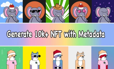 I will generate 500 5k 10k nft collection with metadata for opensea